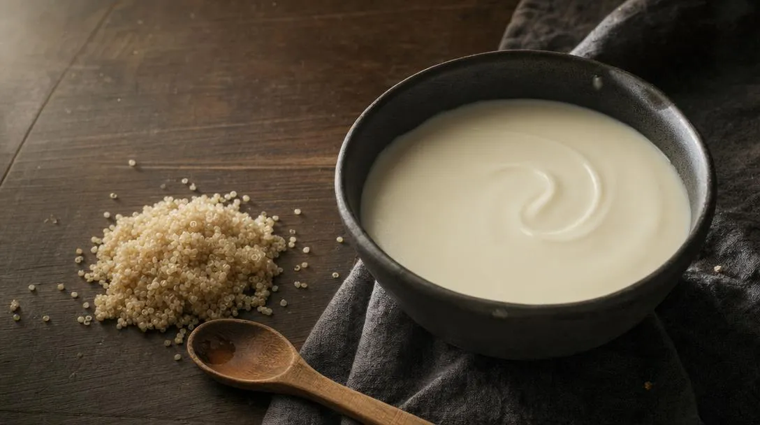 Photo éditoriale illustrant l'article : crème de riz vs quinoa